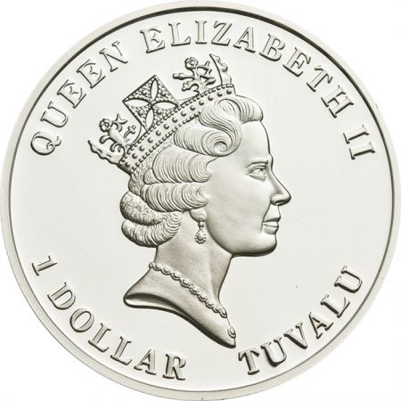 Tuvalu 1 Dollar 2011 - Éponge Tuyau d\'Orgue