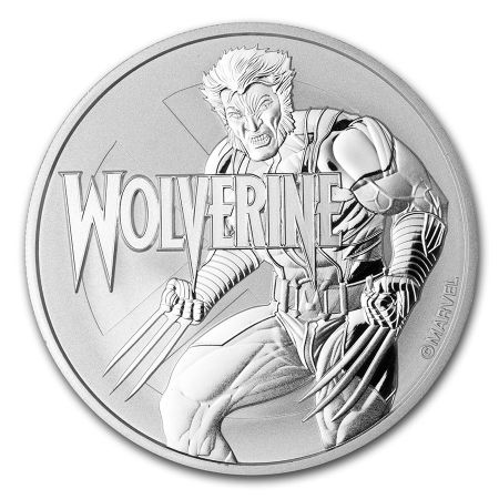Tuvalu 1 Dollar Wolverine - Marvel Once Argent 2021