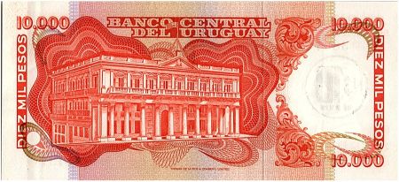 Uruguay 10 Nuevos Pesos sur 10000 Pesos, Jose Gervasio ARTIGAS - 1975