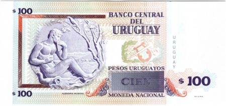 Uruguay 100 Pesos Urugayos Urugayos, Eduardo Fabini - 2011