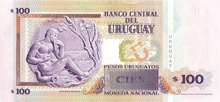 Uruguay 100 Pesos Urugayos Urugayos, Eduardo Fabini
