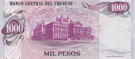Uruguay 1000 Pesos - J.G. Artigas - Palais - ND (1974) - P.NEUF - P.52