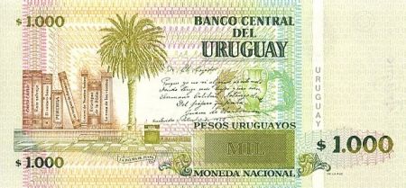 Uruguay 1000 Pesos Urugayos Urugayos, Juana De Ibarbourou