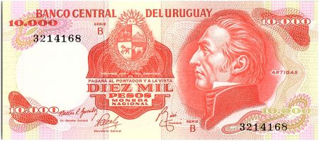 Uruguay 10000 Pesos, Jose Gervasio ARTIGAS - 1974