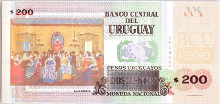 Uruguay 200 Pesos Urugayos, Pedro Figari - 2015 (2017)