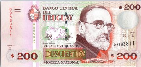 Uruguay 200 Pesos Urugayos Urugayos, Pedro Figari - 2011