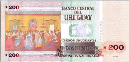 Uruguay 200 Pesos Urugayos Urugayos, Pedro Figari - 2011