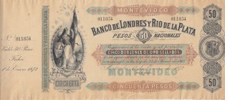 Uruguay 50 Pesos Liberté