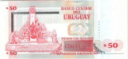 Uruguay 50 Pesos Urugayos Urugayos, José Pedro Varela - 2003