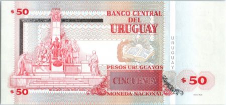 Uruguay 50 Pesos Urugayos Urugayos, José Pedro Varela - 2011