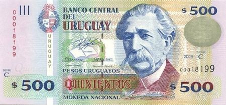 Uruguay 500 Pesos  Urugayos, Eduardo Acavedo Vasquez - Université - 2006