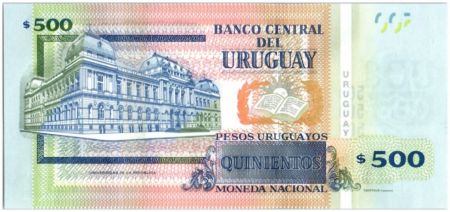 Uruguay 500 Pesos Urugayos Urugayos, Eduardo Acavedo Vasquez - Université