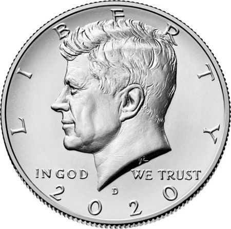 USA 1/2 $ J.F. Kennedy - D Denver - 2020