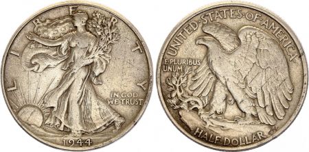 USA 1/2 Dollar - Liberty, Aigle - Années variées 1916-1947