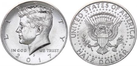 USA 1/2 Dollar J.F. Kennedy - 2017 P Philadelphie