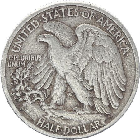 USA 1/2 Dollar Liberty, Aigle - 1941 D Denver