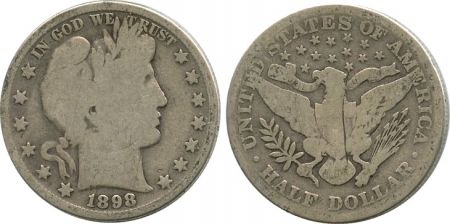 USA 1/2 Dollar Liberty, Barber