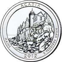 USA 1/4 Dollar Acadia Park
