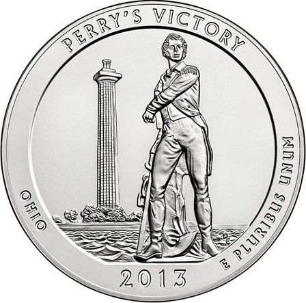 USA 1/4 Dollar Perry Victory Monument - 2013 P Philadelphie
