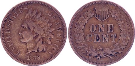 USA 1 Cent Indian Head 1872 - TB+