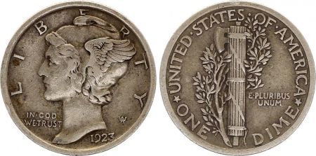 USA 1 Dime Mercury - Années variées 1916-1945 - Argent