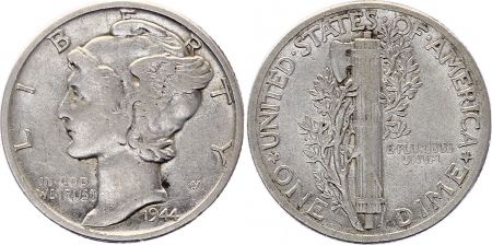 USA 1 Dime Mercury - Années variées 1916-1945