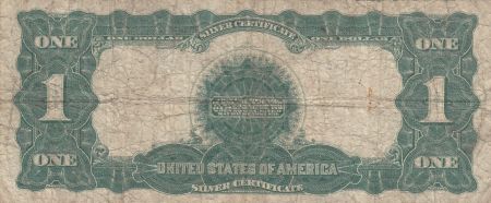 USA 1 Dollar - Aigle - Silver certificate - 1899  - Série Z.Z