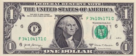 USA 1 Dollar - G. Washington - 2017 - F Atlanta  - P.544