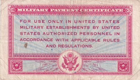 USA 1 Dollar - Military Certificate - ND (1947) - Série 471 - P.M12