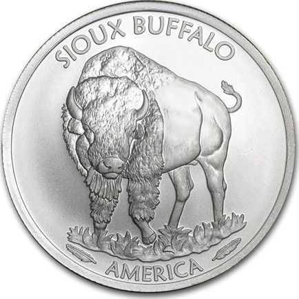 USA 1 Dollar, Bison Indien Sioux - 1 Once Argent 2015