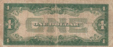USA 1 Dollar 1928 - Washington, tampon bleu, silver certificate - TB