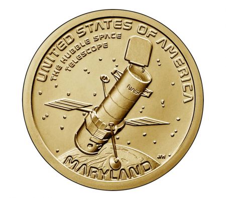USA 1 Dollar 2020 USA - Télescope Hubble Maryland Innovation Proof (BE)