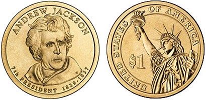 USA 1 Dollar Andrew Jackson - 2008