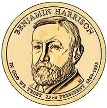 USA 1 Dollar Benjamin Harrison - 2012