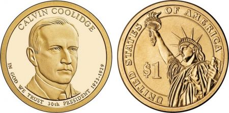 USA 1 Dollar Calvin Coolidge - 2014 D Denver