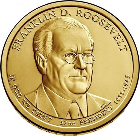 USA 1 Dollar F. Roosevelt - 2014 D Denver