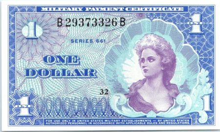 USA 1 Dollar Femme - série 661