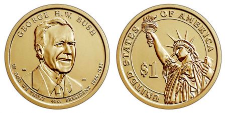 USA 1 Dollar George H. W. Bush - 2020 D Denver