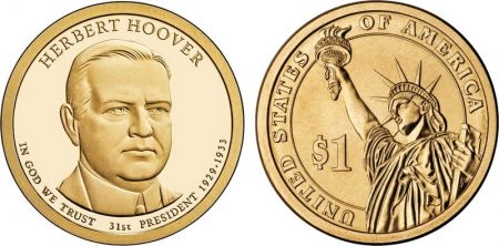 USA 1 Dollar Herbert Hoover - 2014 D Denver