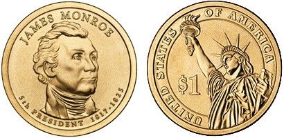 USA 1 Dollar James Monroe - 2007