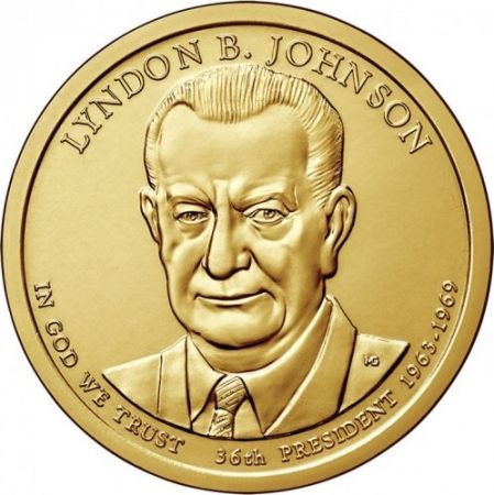 USA 1 Dollar Lyndon Johson - 2015 D Denver