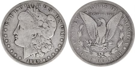 USA 1 Dollar Morgan - 1889 - Aigle O Nouvelle Orléans