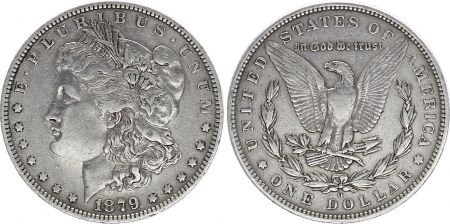 USA 1 Dollar Morgan - Aigle 1879 O Nouvelle Orléans - Argent