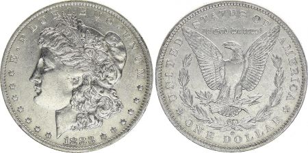 USA 1 Dollar Morgan - Aigle 1883 O Nouvelle-Orleans - Argent