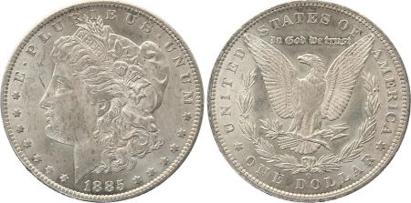 USA 1 Dollar Morgan - Aigle 1885 O Nouvelle-Orleans - Argent