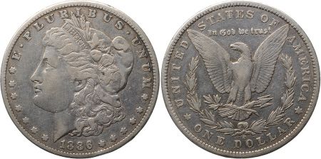 USA 1 Dollar Morgan - Aigle 1886 O Nouvelle-Orleans - Argent