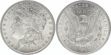 USA 1 Dollar Morgan - Aigle 1887