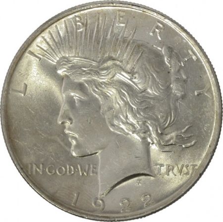 USA 1 Dollar Paix, Liberté, aigle - 1922 SPL