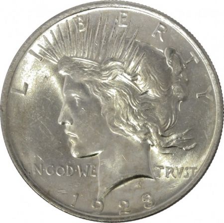 USA 1 Dollar Paix, Liberté, aigle - 1923 SPL