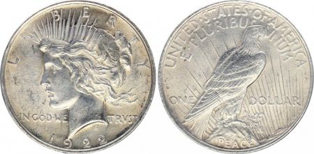USA 1 Dollar Peace - 1922